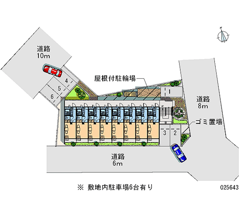 レオパレス清水 月極駐車場