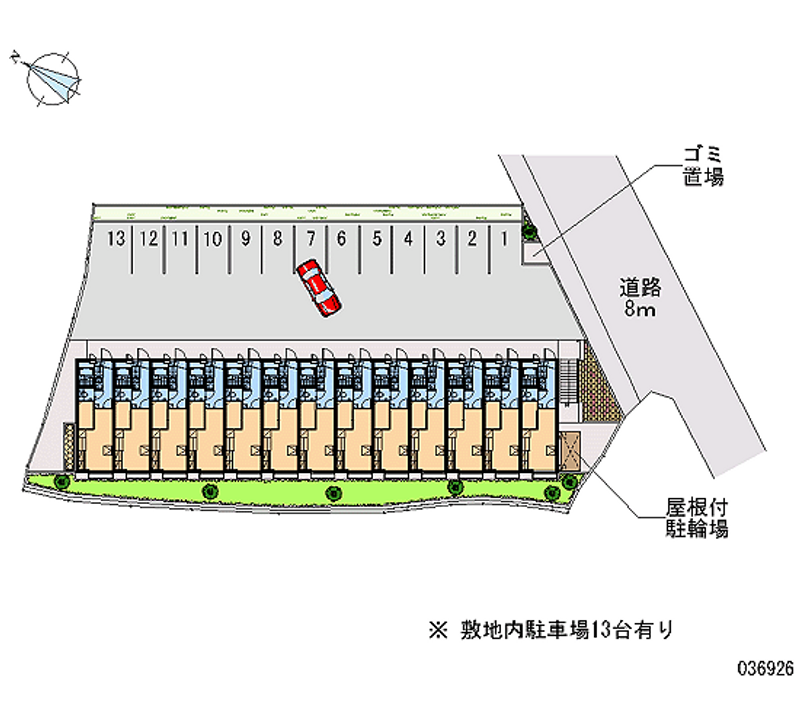 36926 Monthly parking lot