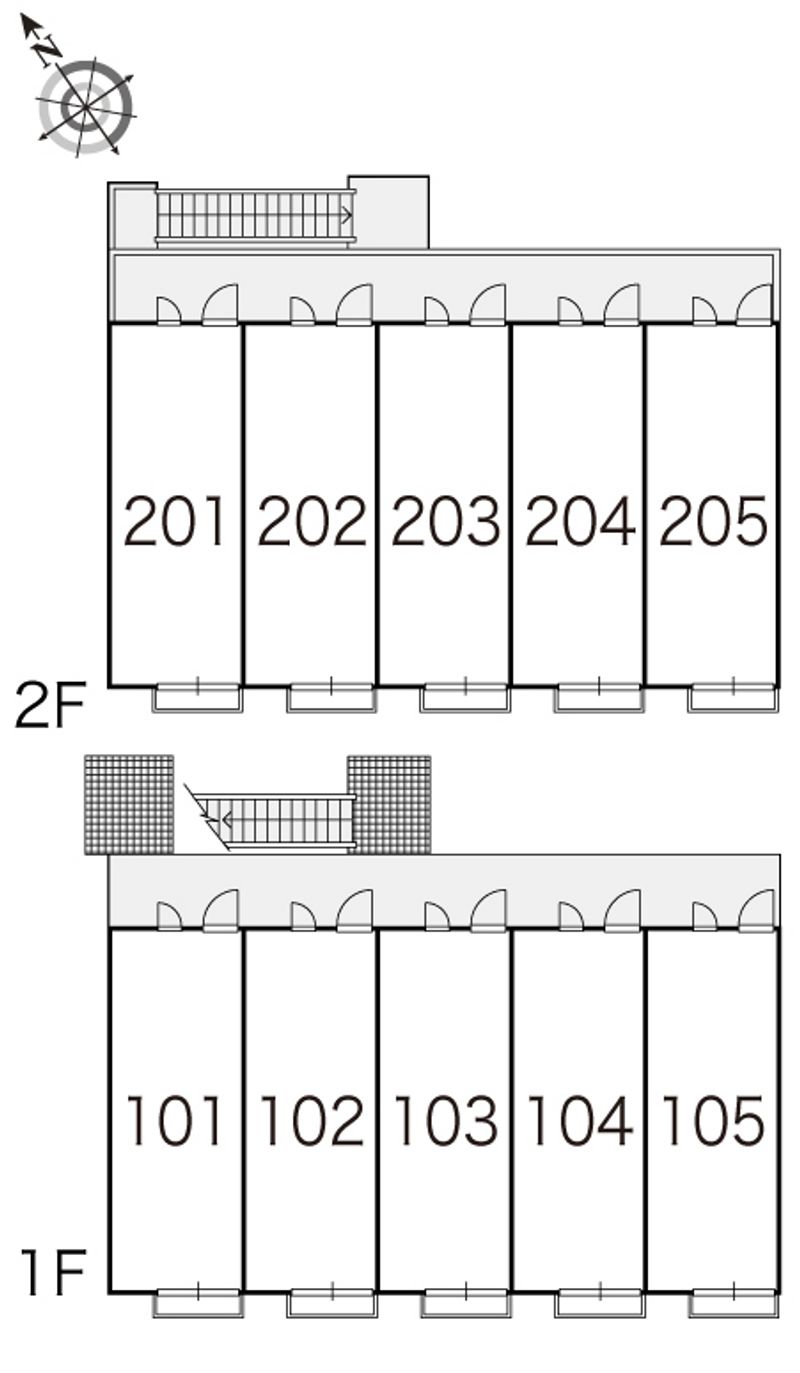 レオパレス住之江 間取り配置図