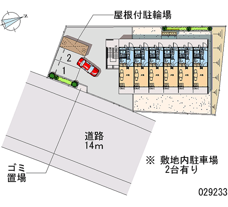 レオパレスヨシオ 区画図