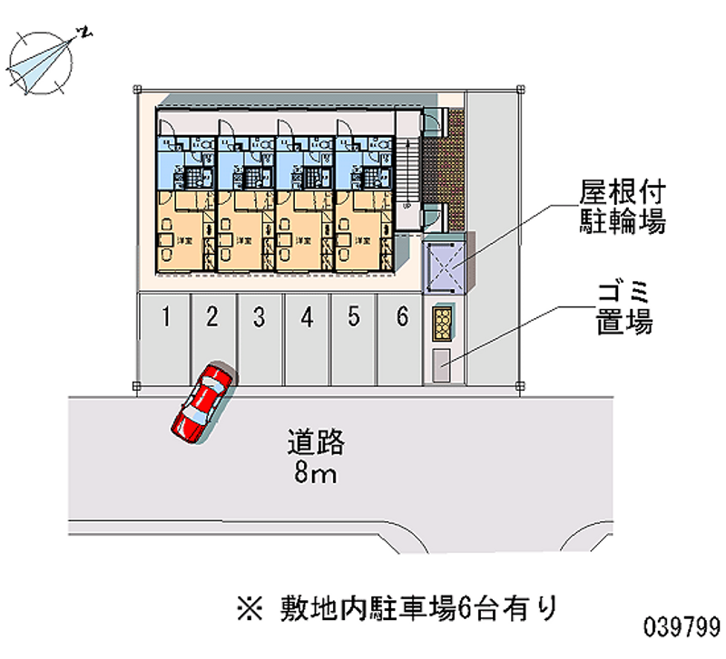 レオパレスパレット 月極駐車場