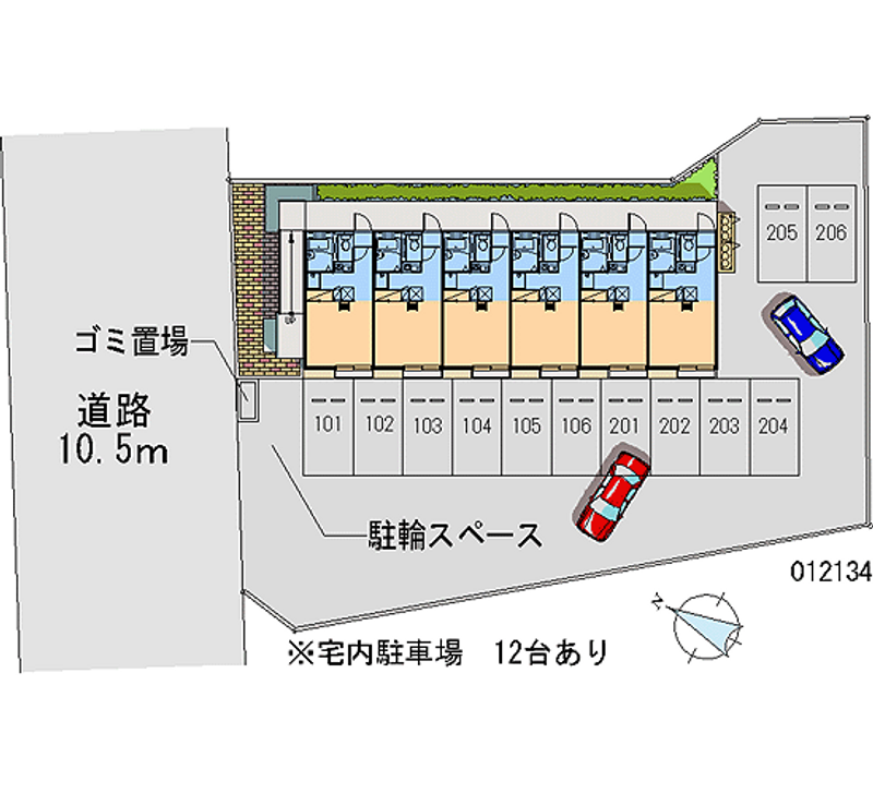 12134月租停车场