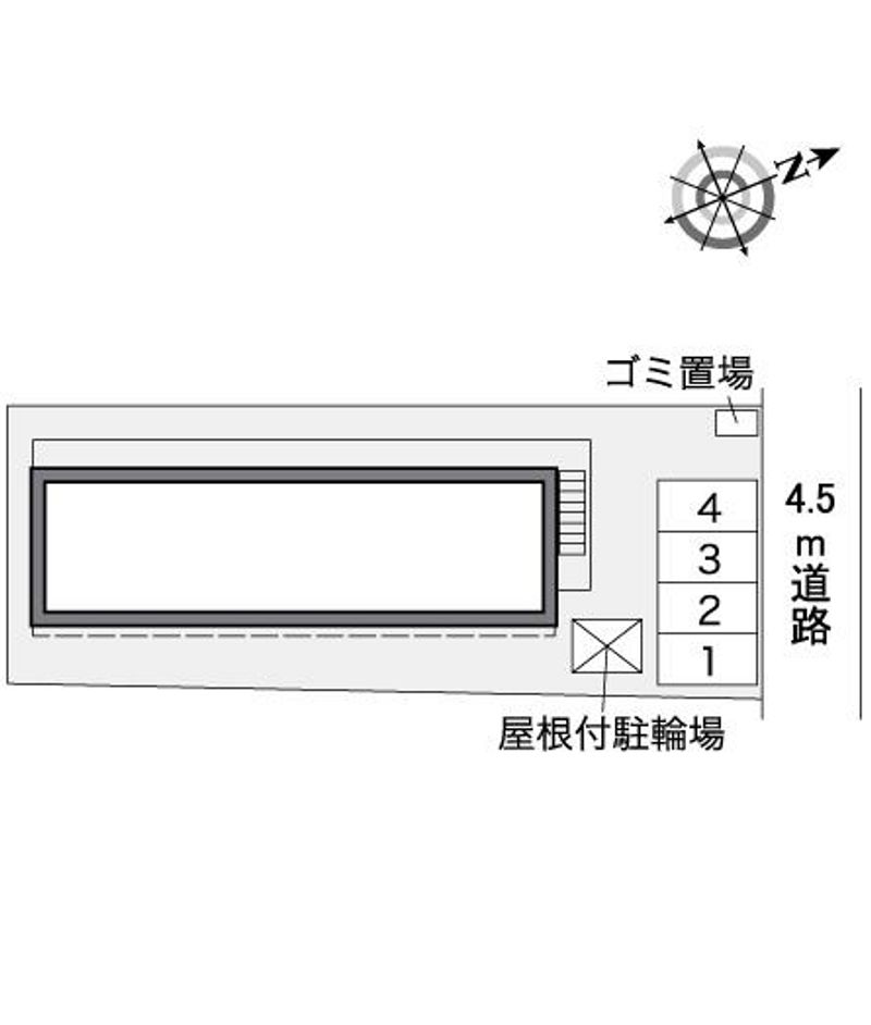 レオパレス方八町 配置図