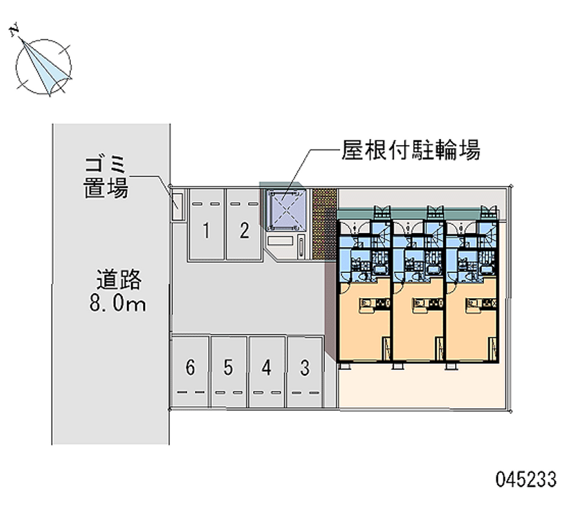 レオネクスト加賀野弐番館 月極駐車場