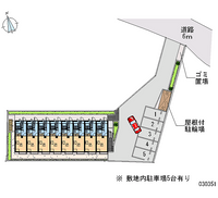 レオパレスクレストコート 区画図