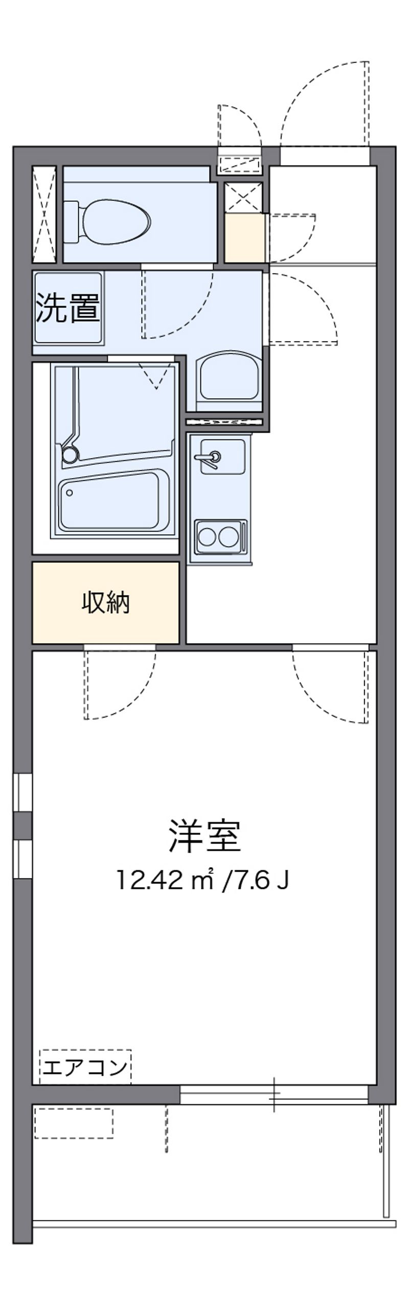 クレイノエグランティ 間取図
