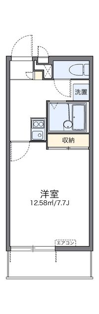 レオパレスハーディン　ドライブ 間取り図