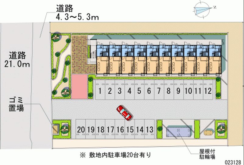 23128月租停车场