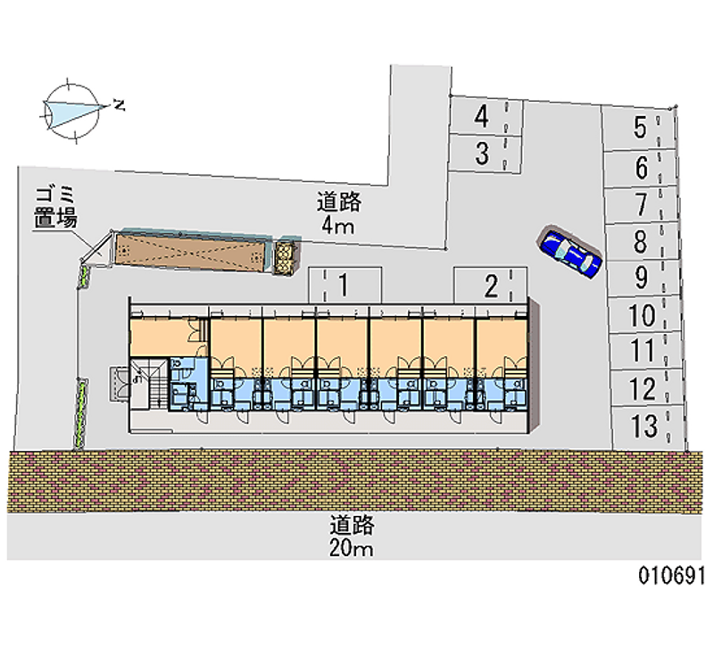 レオパレスこーぽ谷本 共用部分