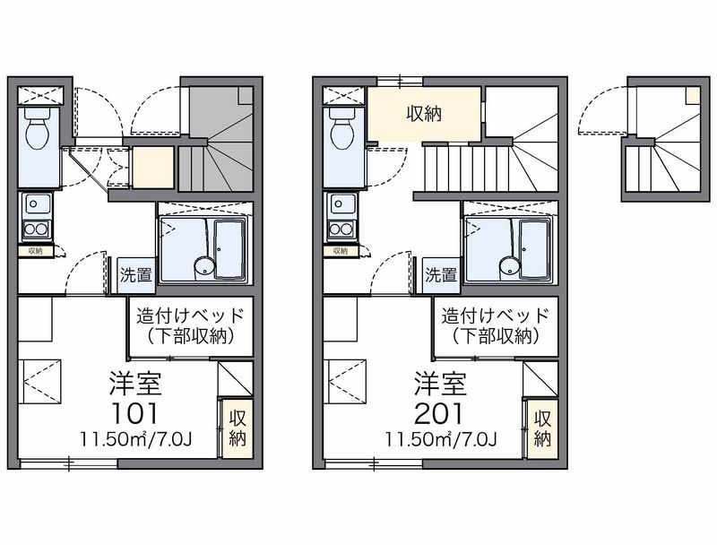 レオパレスドリーム 間取図