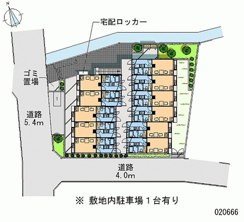レオパレス菖苑 区画図