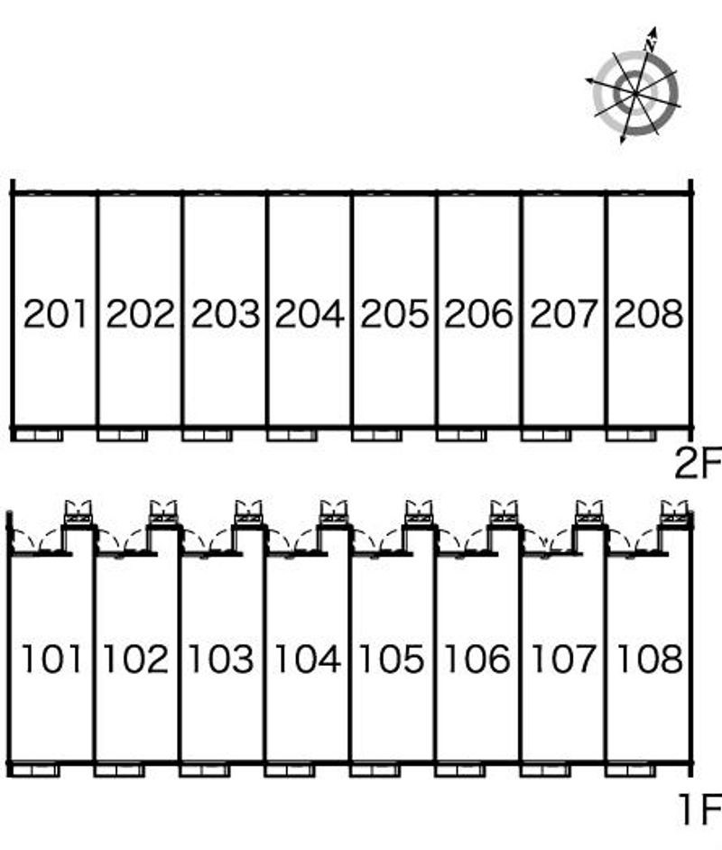 レオネクストひょうご東条 間取配置図