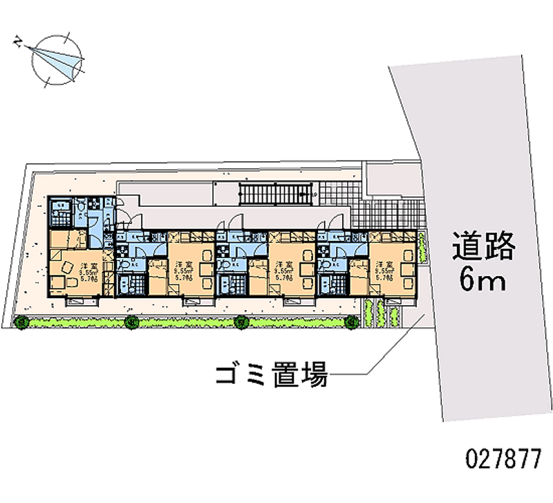 レオパレス新柏 区画図