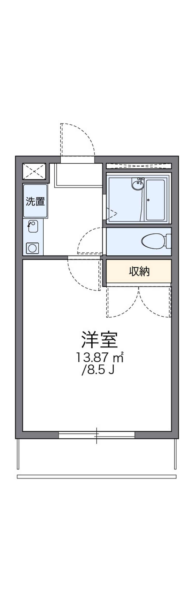 レオパレスリヴェール 間取図