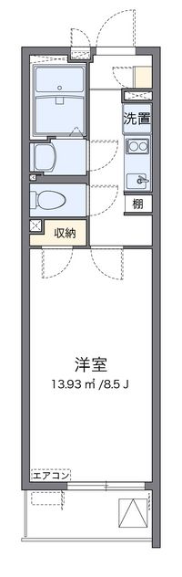 クレイノＬ　ＥＳＴＡＴＥ 間取り図