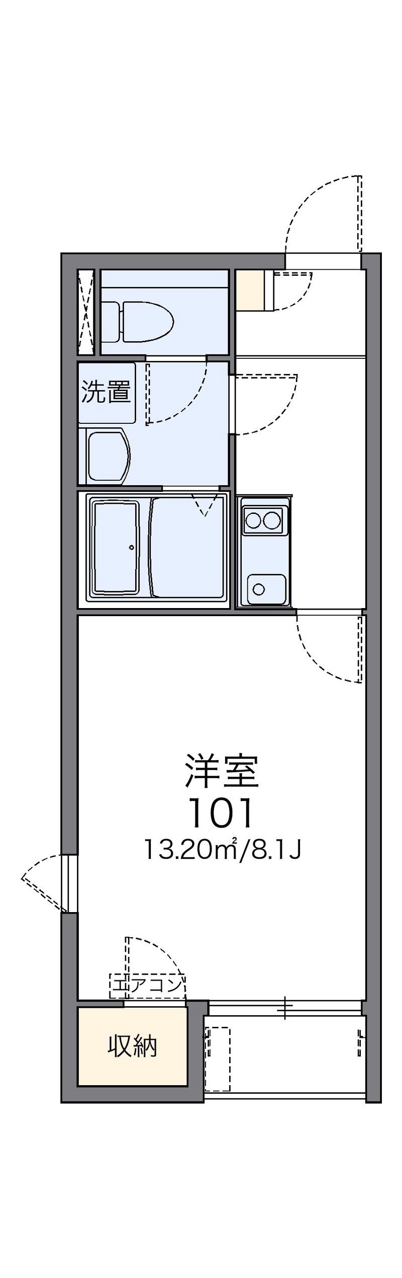 レオネクストパークサイド 間取図