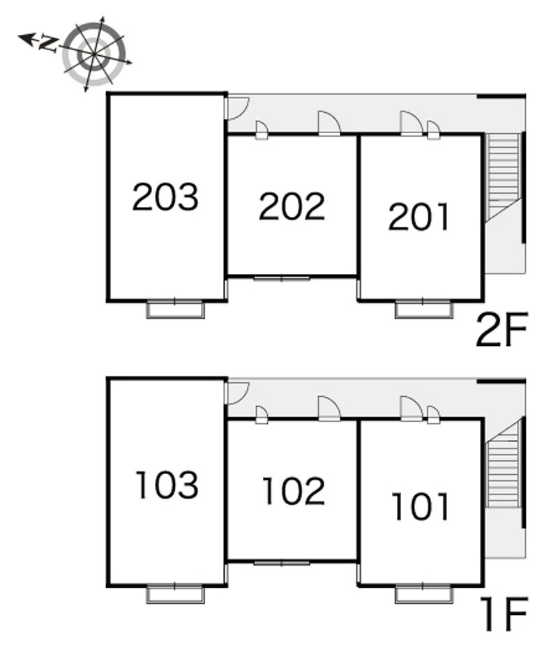 レオパレスＯｈａｎａ 間取配置図