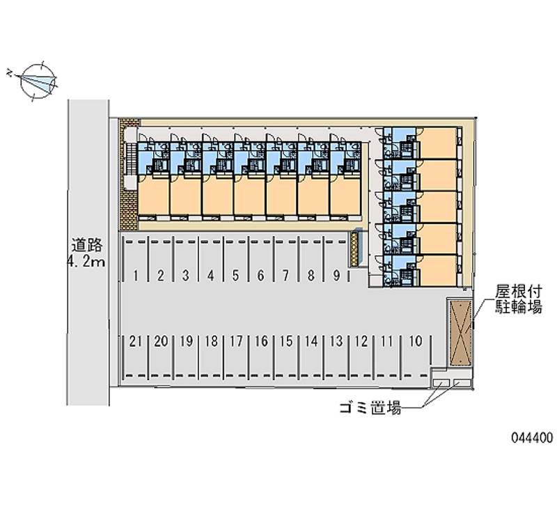 44400 Monthly parking lot