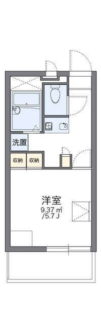 レオパレスエスポワールⅡ 間取り図