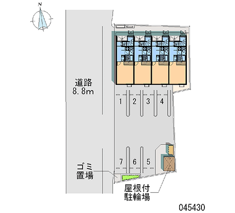 レオネクスト緑ヶ丘 区画図