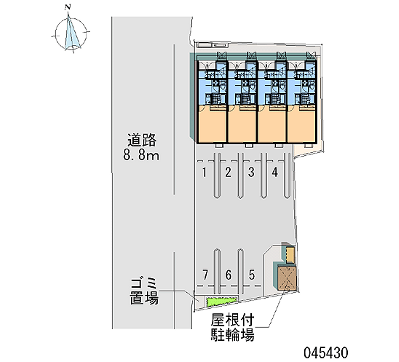 レオネクスト緑ヶ丘 月極駐車場