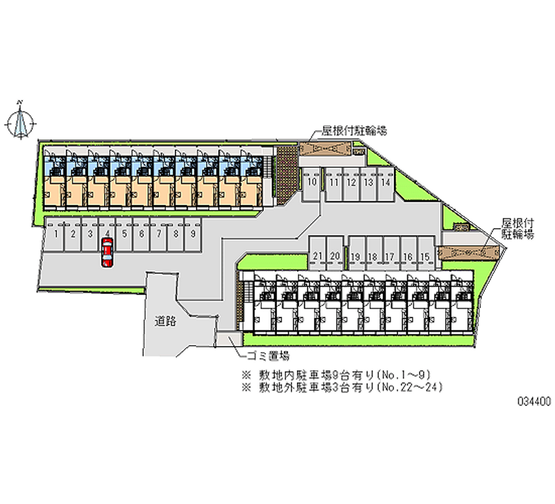 34400 bãi đậu xe hàng tháng