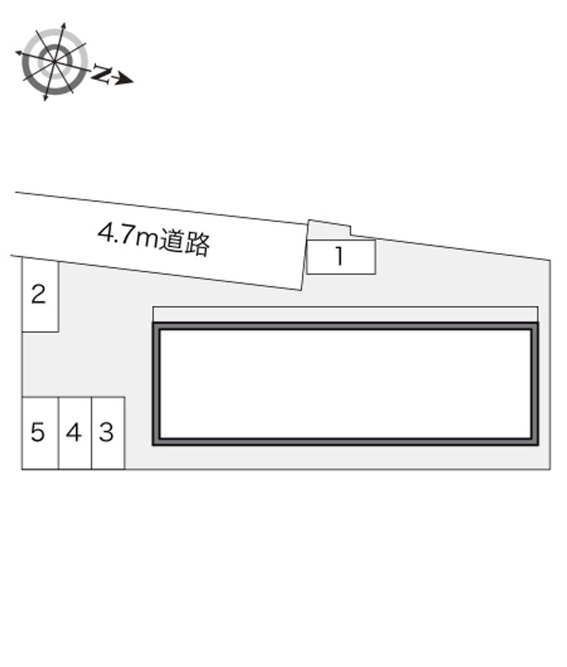 レオパレスメルベーユⅣ 配置図