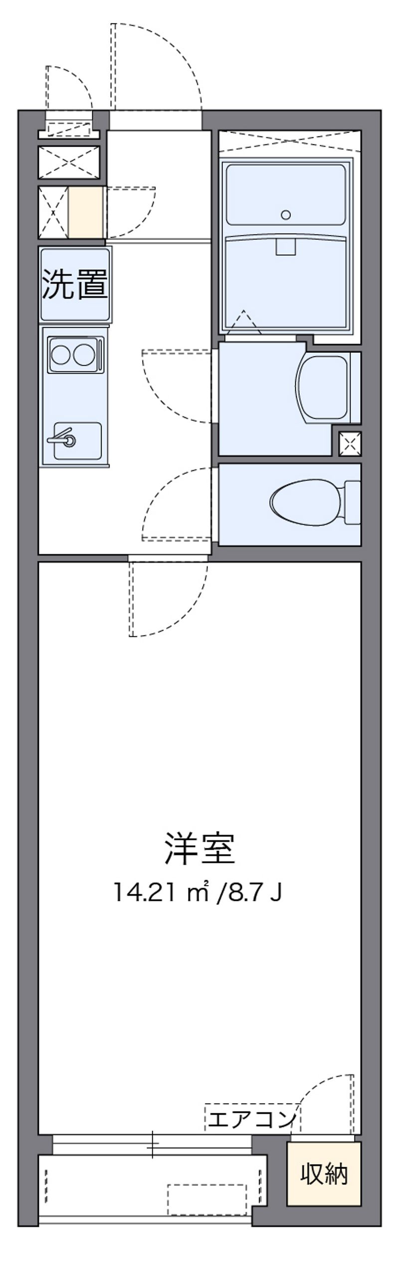 クレイノ欅 間取図