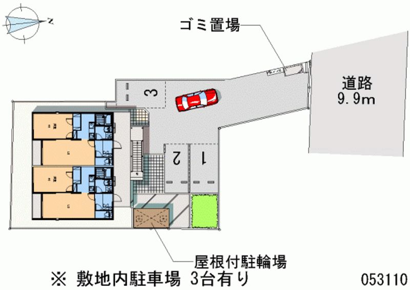 レオネクストサンモール畷 区画図