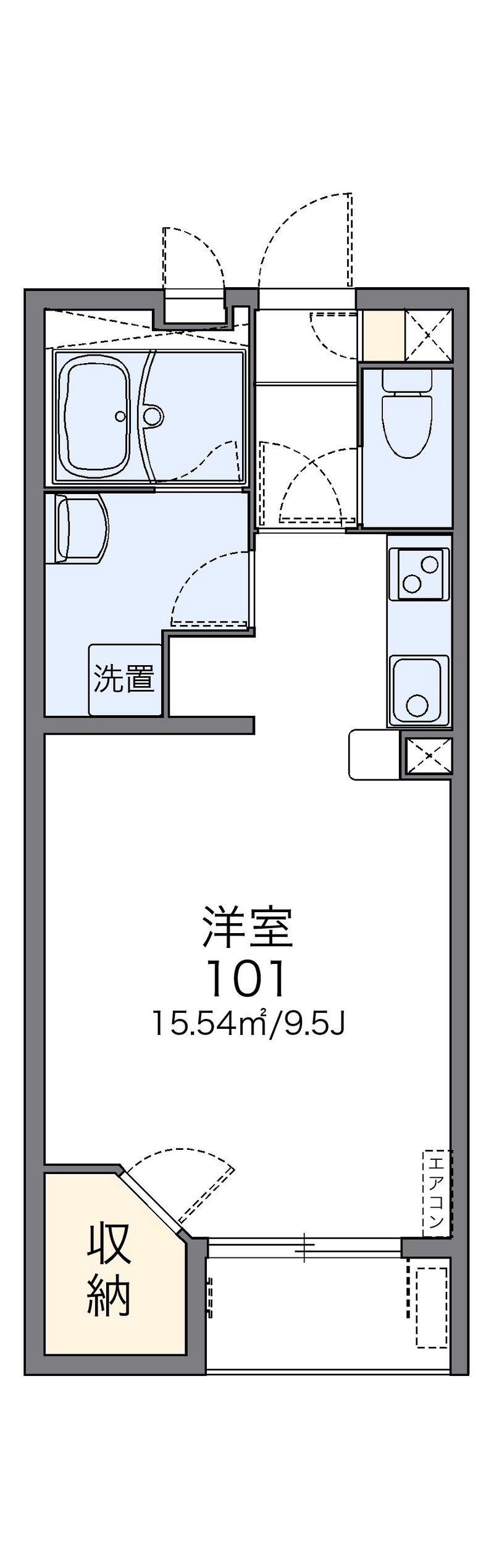 レオネクストプリーモ　Ｂ 間取図