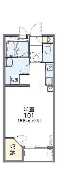 レオネクストプリーモ　Ｂ 間取り図