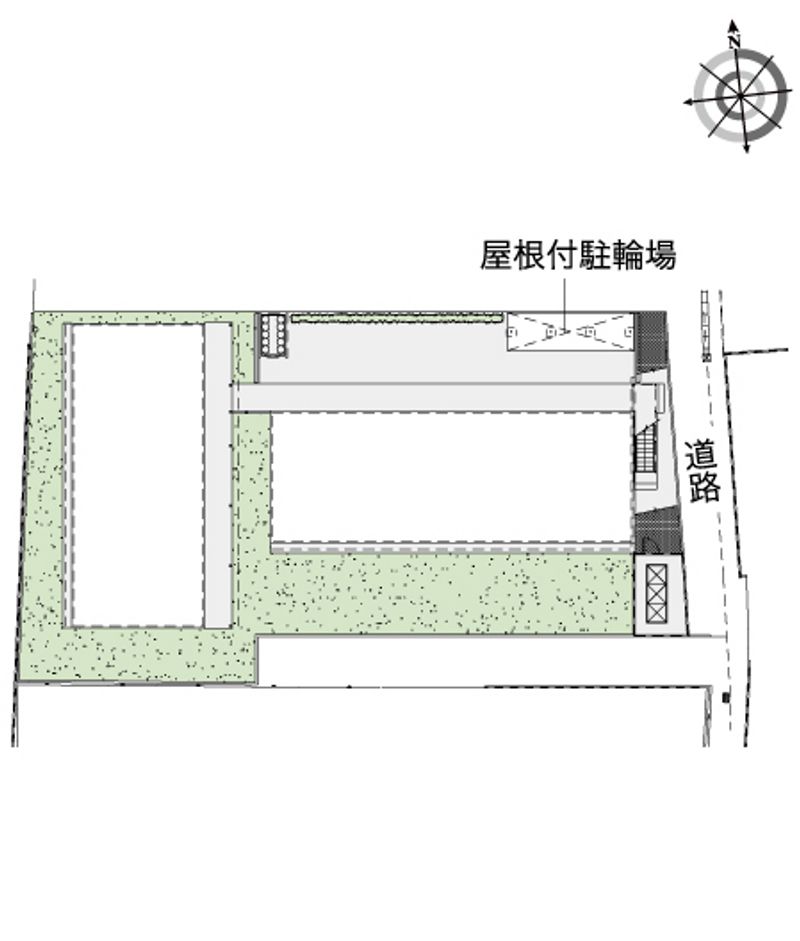 レオパレスパル北方Ⅲ 配置図
