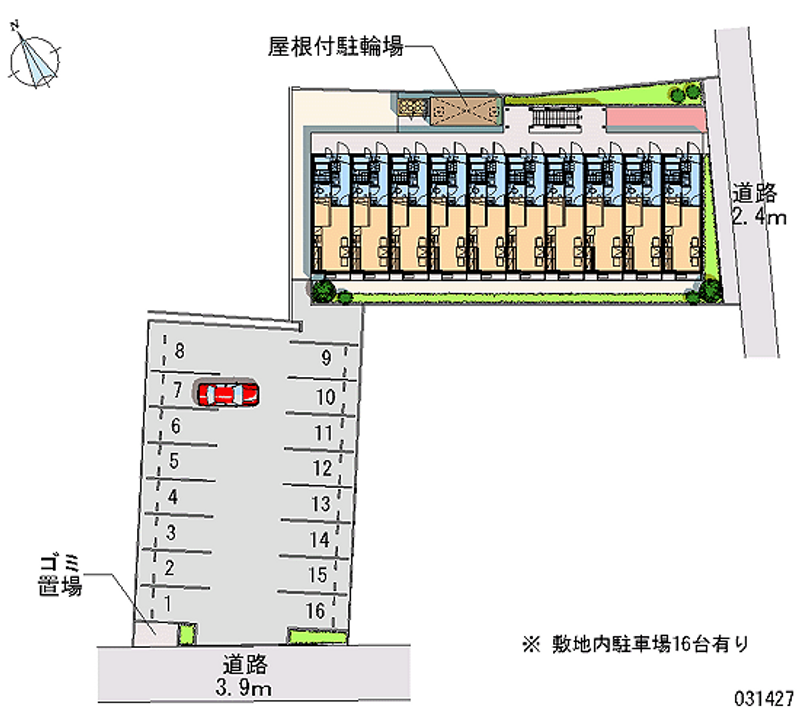 31427月租停車場