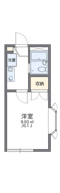 レオパレスフラワーアイランド 間取り図