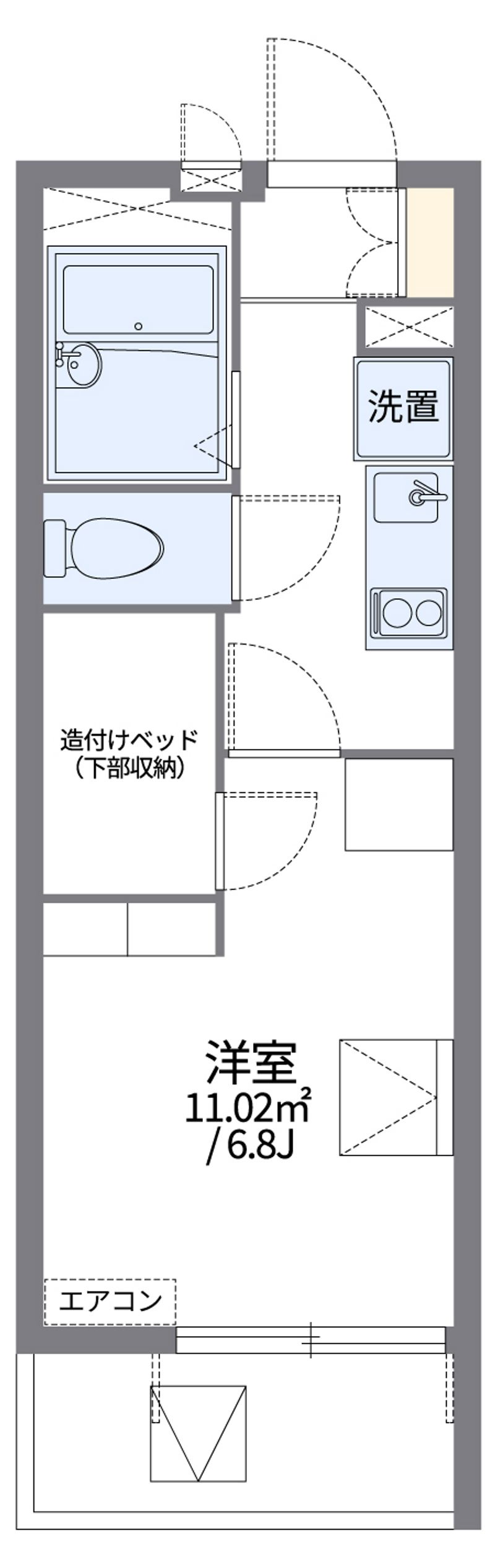 leopalace Shukugawara Floor plan