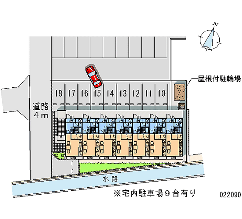 22090月租停車場