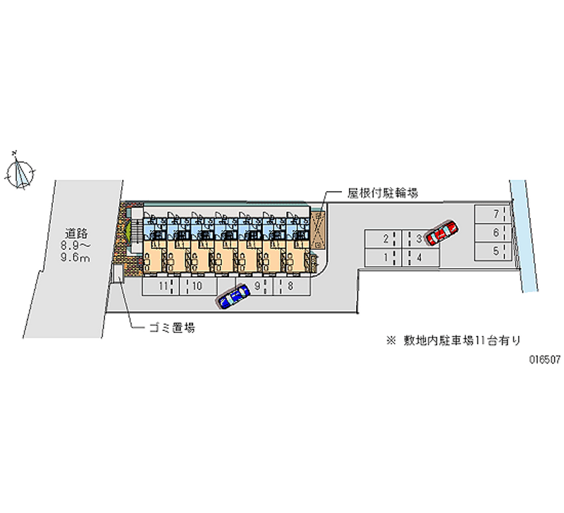 16507 bãi đậu xe hàng tháng