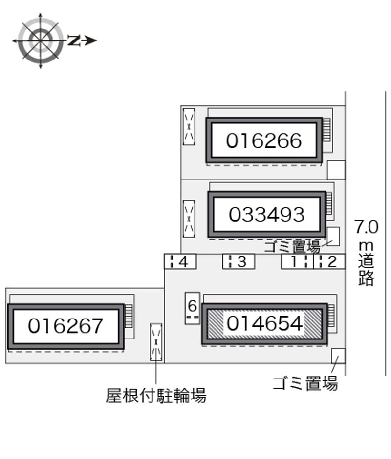レオパレスＲＡＹ 配置図