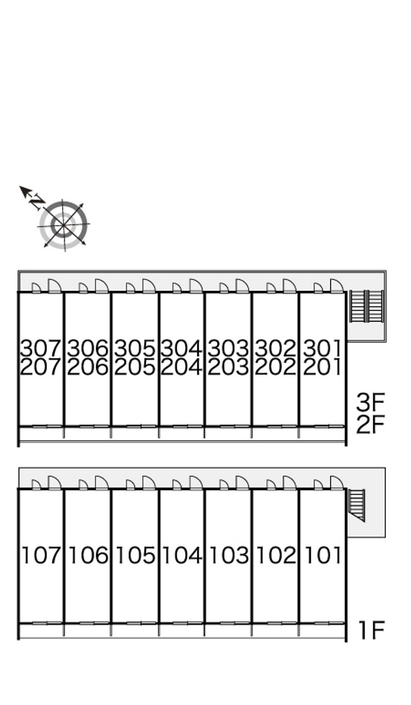 レオパレスエスペランサ 間取配置図