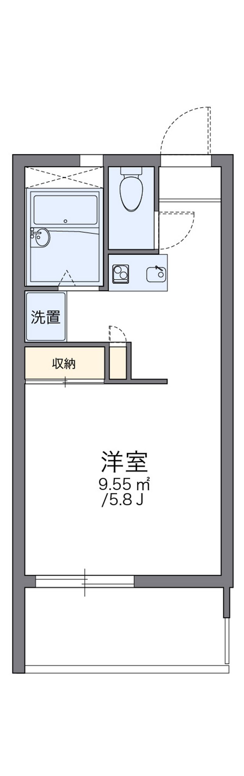 leopalace Nemunoki 户型图