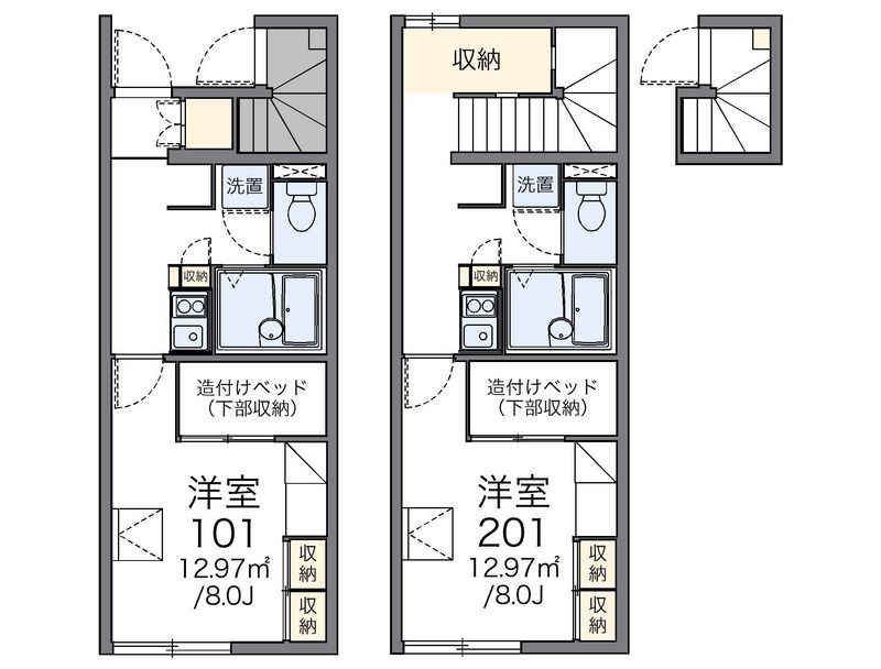 レオパレスサーティ 間取図
