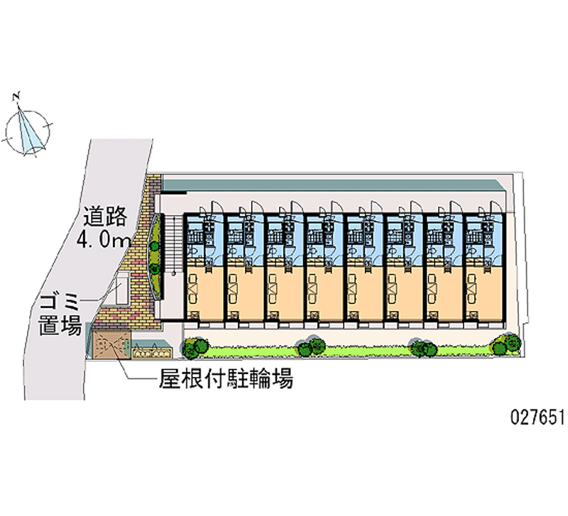 レオパレスヴァン壱番館 区画図