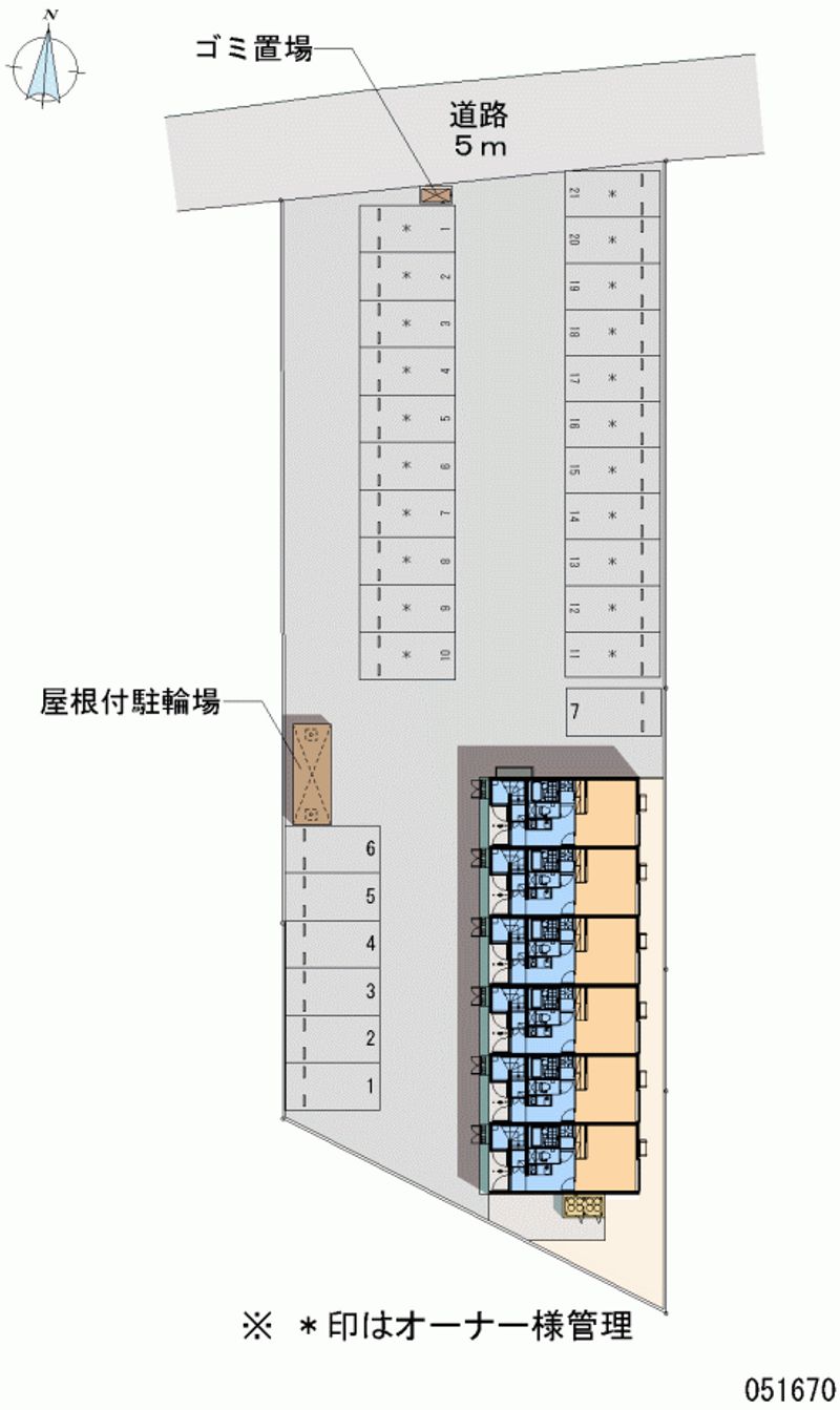 レオネクストアビテ高柳 月極駐車場