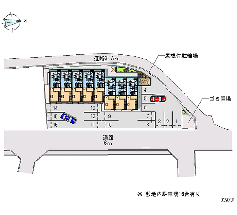 レオパレスＡＫＩ 月極駐車場