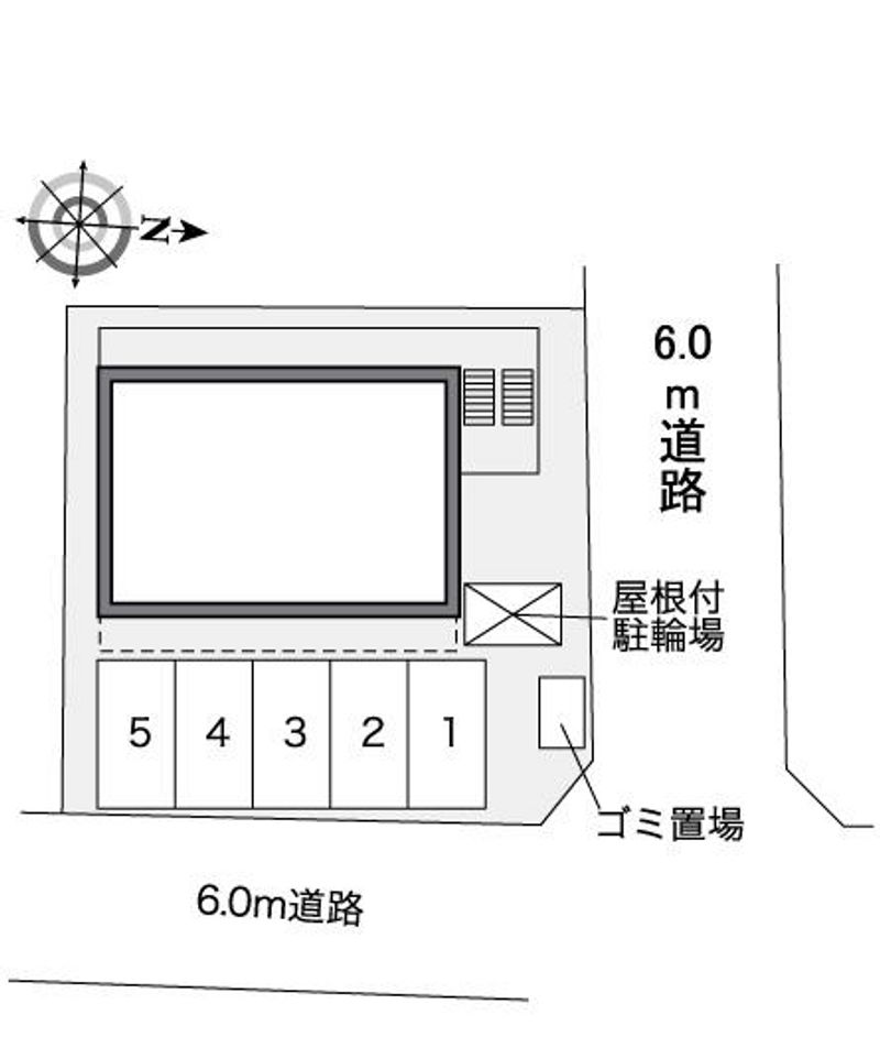 レオパレスウィング５ 配置図