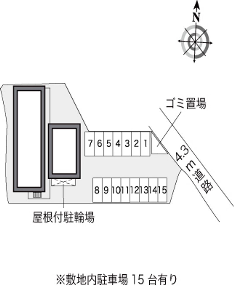 レオパレスピュアホワイト 配置図