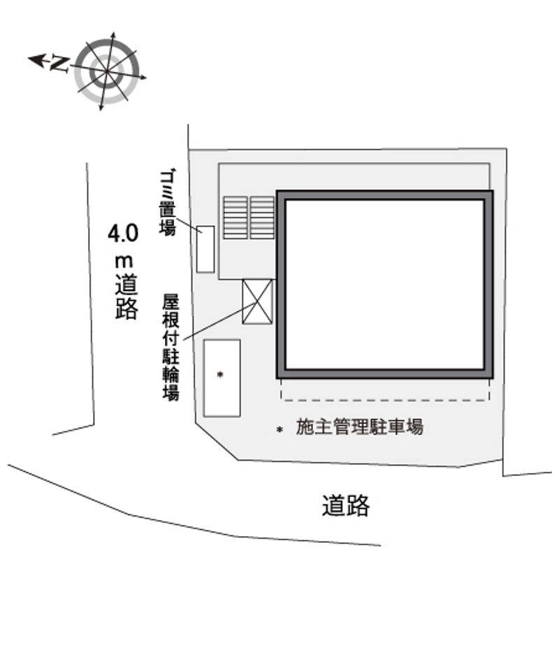 レオパレスマノワール 配置図