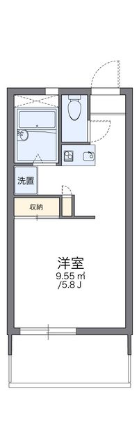 レオパレスペリエⅡ 間取り図