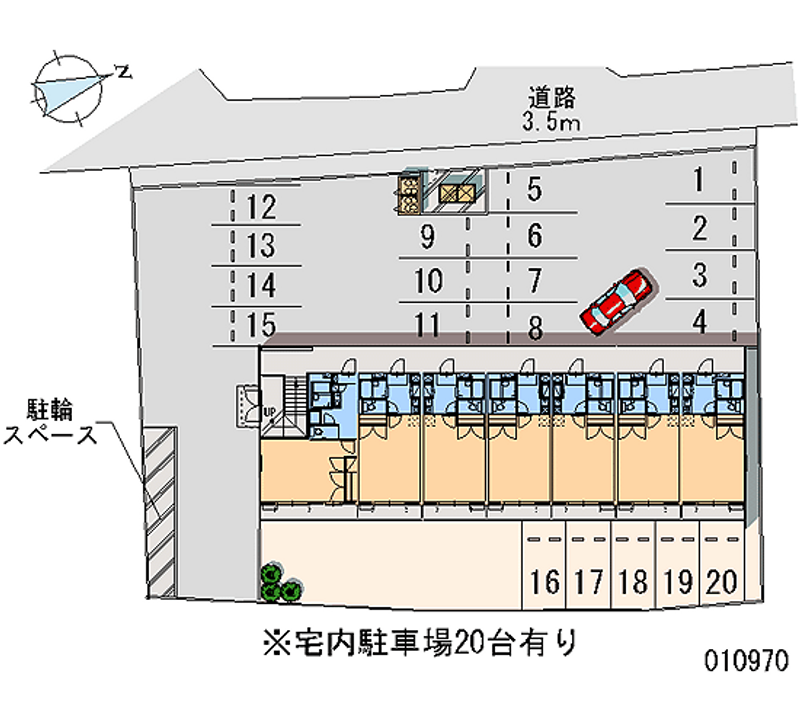 10970月租停車場