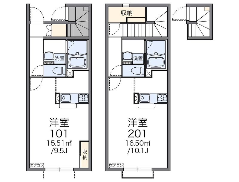 レオネクスト藤Ⅲ 間取図